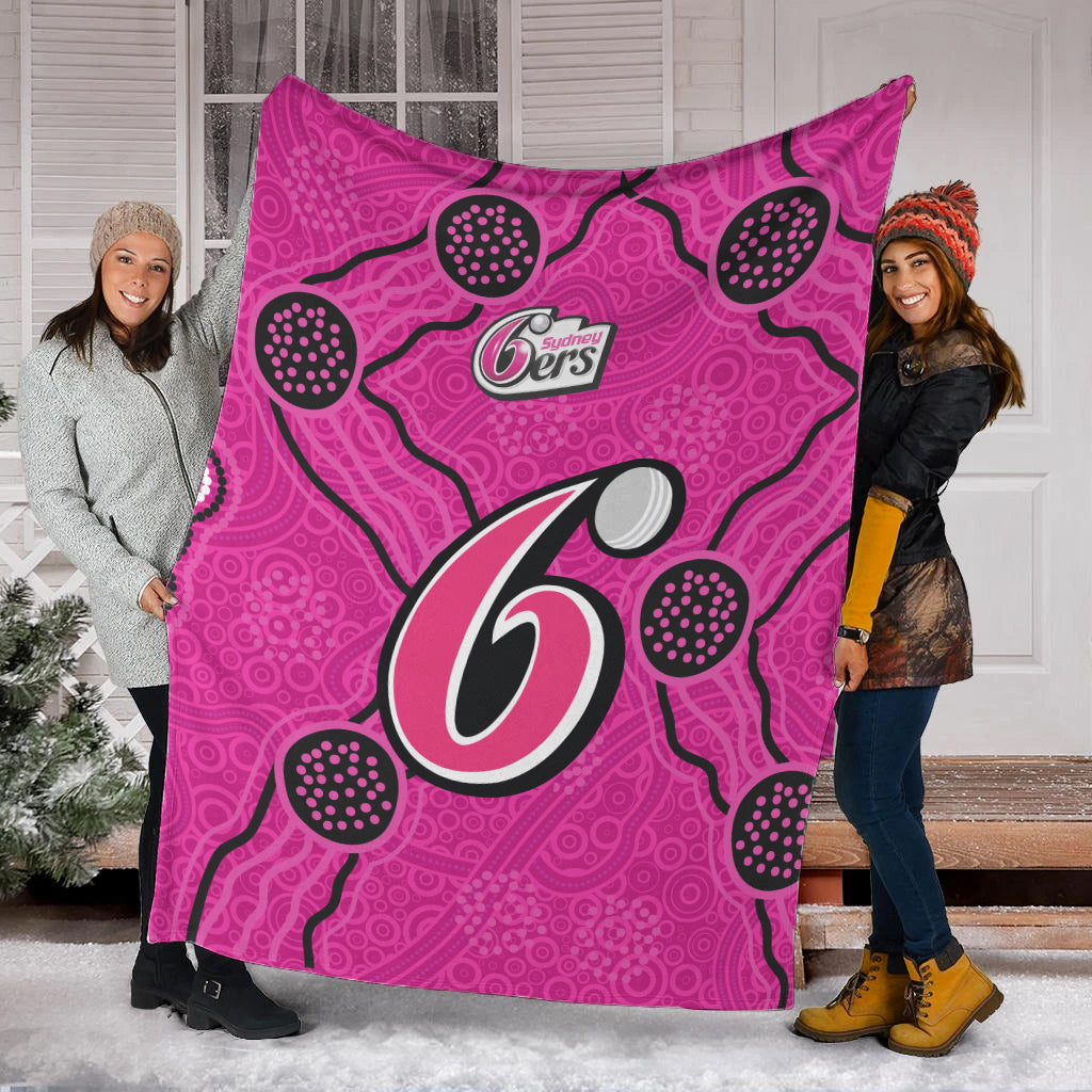 sydney-sixers-blanket-aboriginal-dot-painting