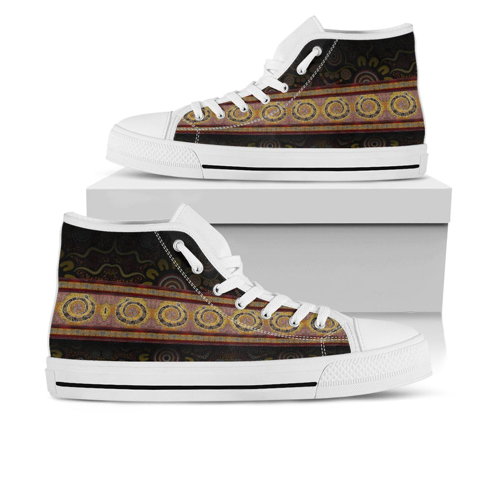 high-top-snake-dot-panting-art
