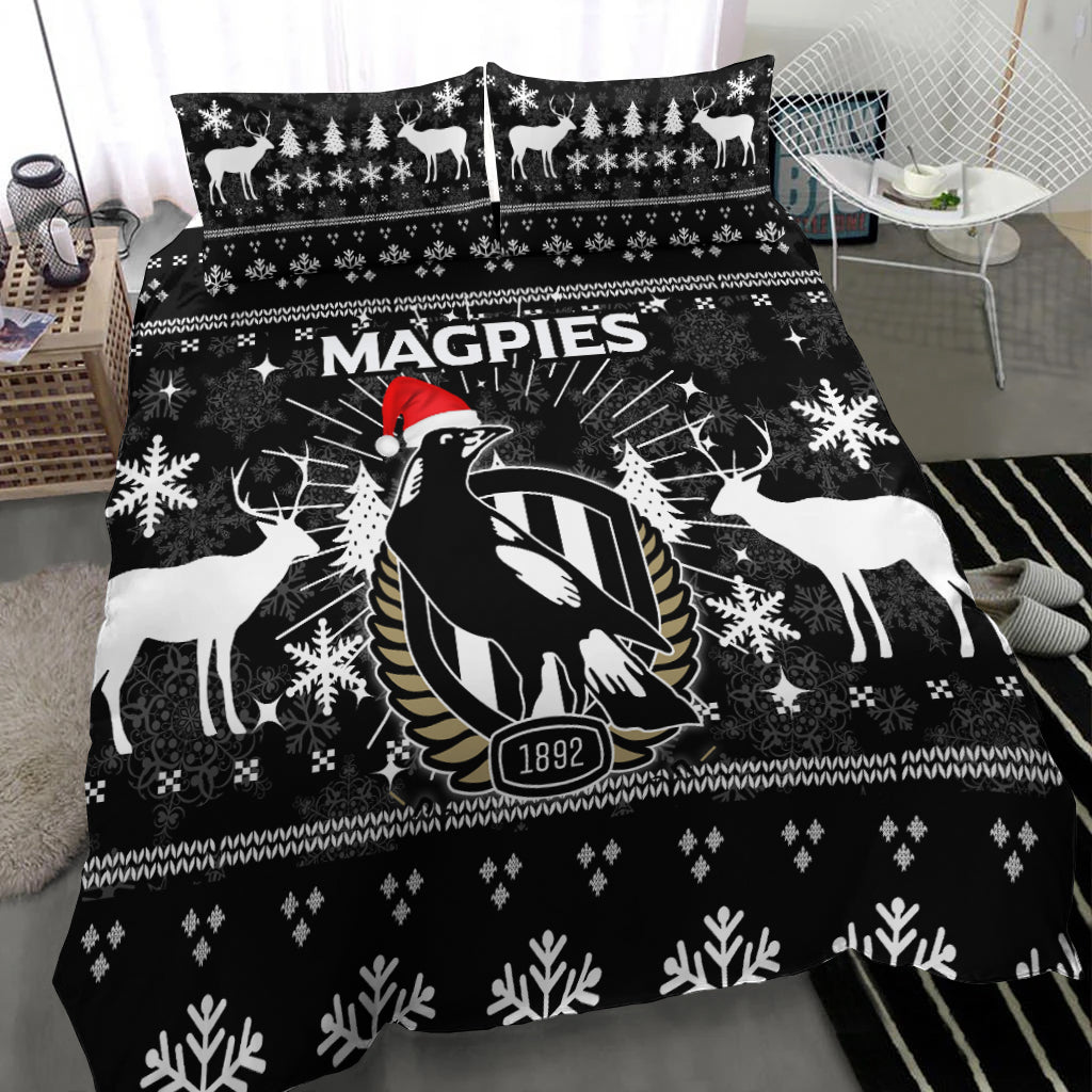 collingwood-magpies-bedding-set-christmas-ugly-style
