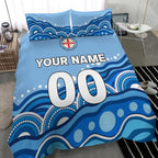 custom-personalised-melbourne-bedding-set-indigenous-dot-painting-art
