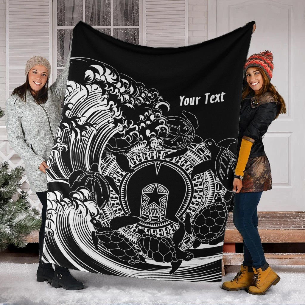 customaboriginal-premium-blanket-torres-strait-islands-in-wave-black