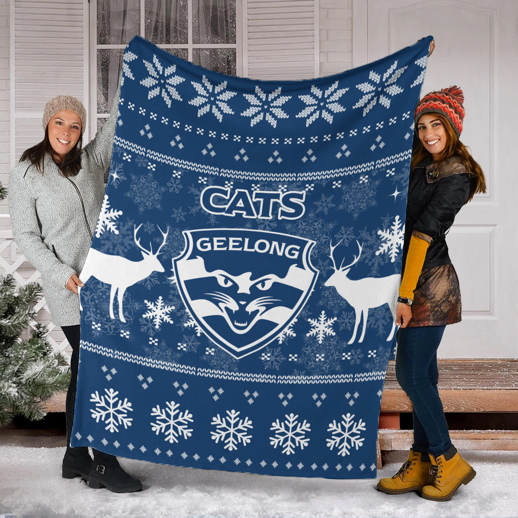 geelong-cats-blanket-christmas-ugly-style