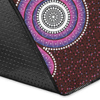 aboriginal-area-rug-pink-snake-aboriginal-style