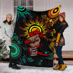 NAIDOC Week 2022 Aboriginal Art Unique Blanket - LT12