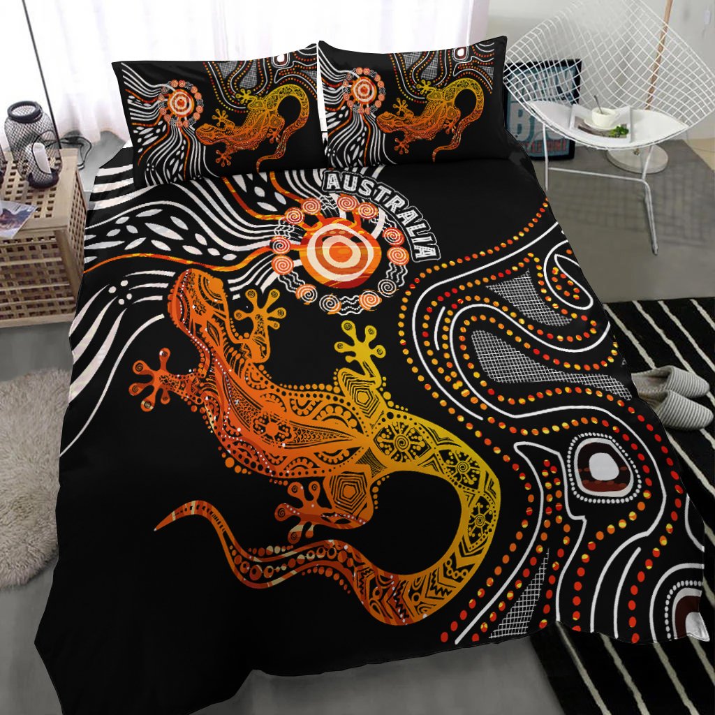 aboriginal-bedding-set-lizard-sunshine