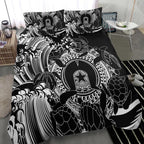customaboriginal-bedding-set-torres-strait-islands-in-wave-black