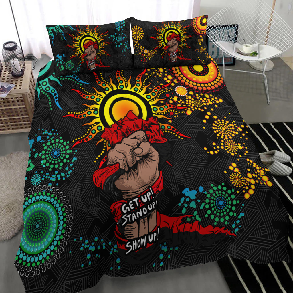 NAIDOC Week 2022 Aboriginal Art Unique Bedding Set - LT12