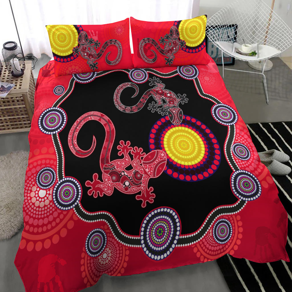 aboriginal-lizard-bedding-set-attracted-australia-version-red