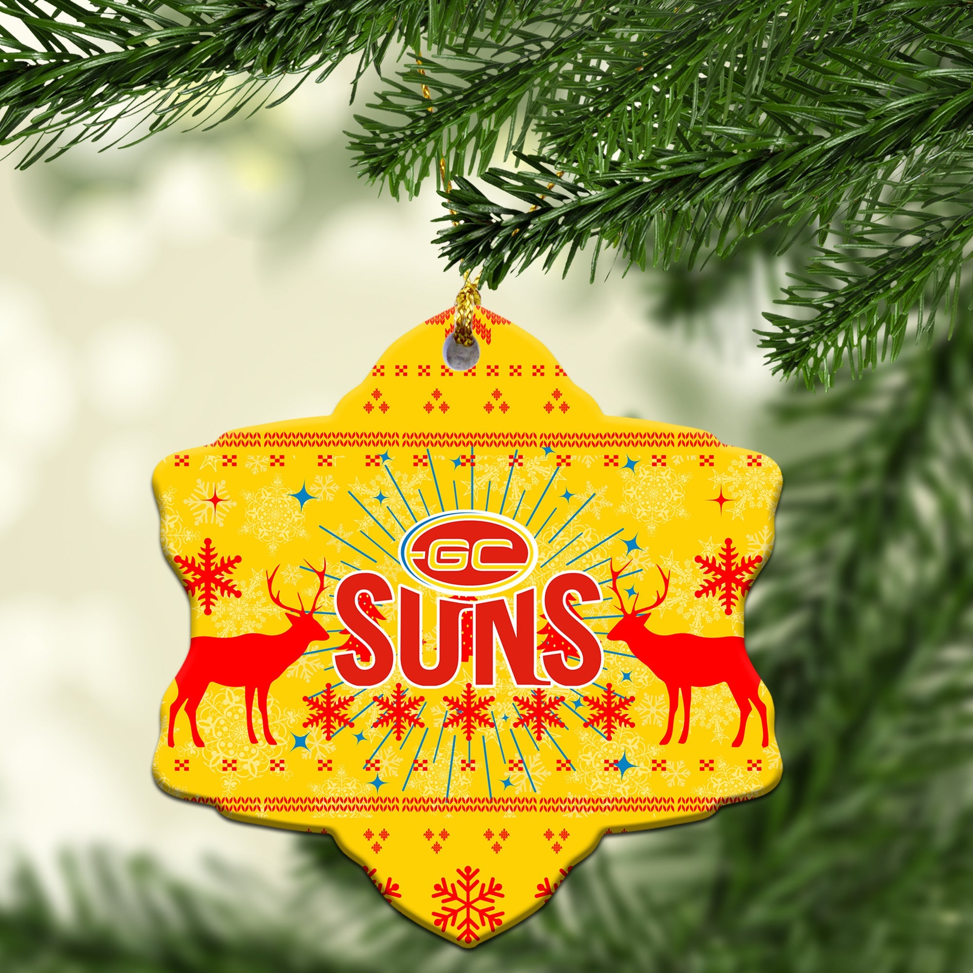 gold-coast-suns-christmas-ornament-christmas-ugly-style