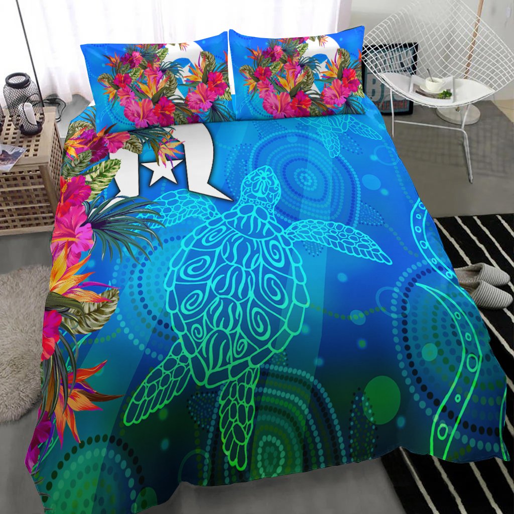 bedding-set-torres-strait-blue-sea-with-hibiscus