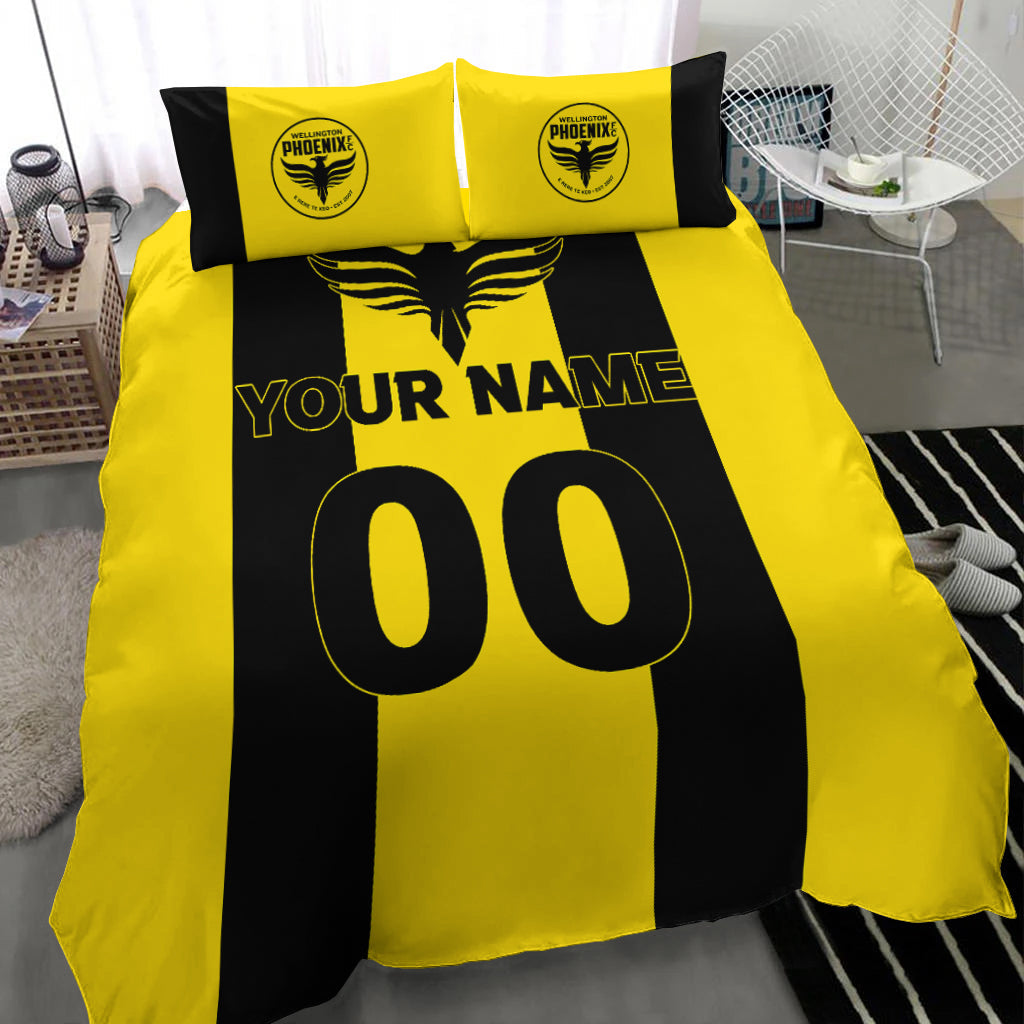 custom-personalised-wellington-phoenix-pride-bedding-set