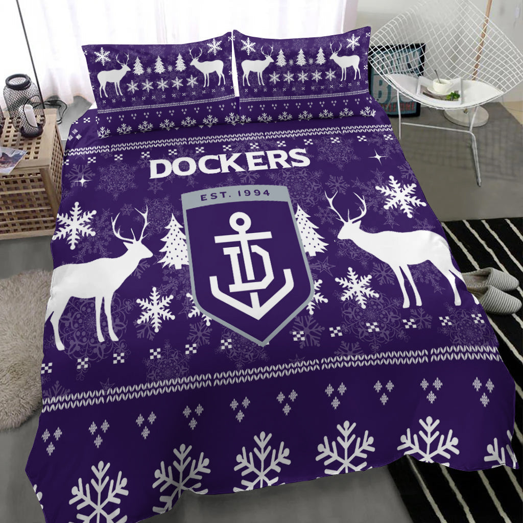 fremantle-football-club-bedding-set-christmas-ugly-style