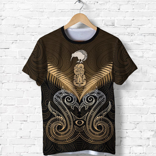 maori-manaia-new-zealand-t-shirt-gold