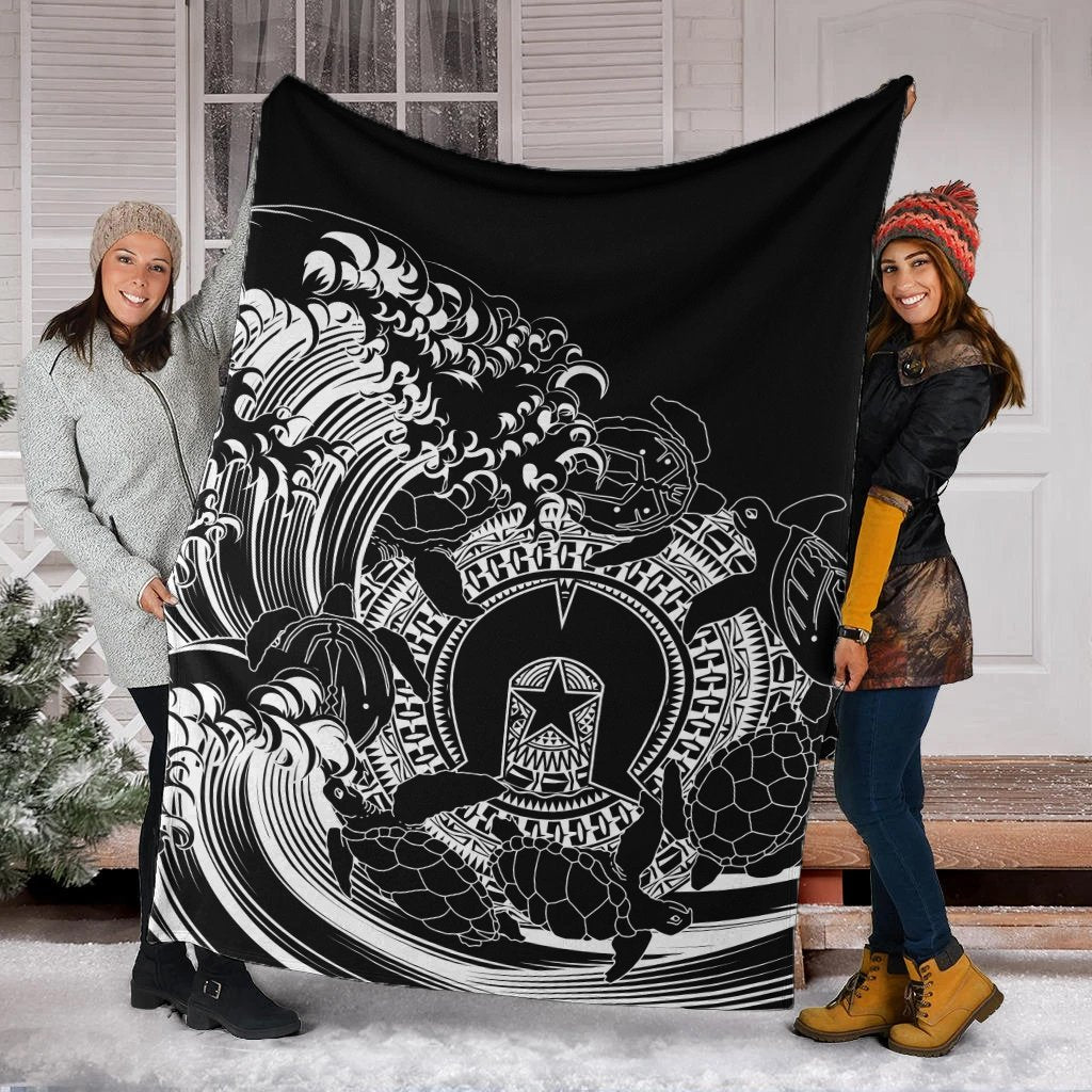 aboriginal-premium-blanket-torres-strait-islands-in-wave-black
