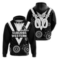custom-personalised-western-suburbs-magpies-hoodie-indigenous-dot-painting-art