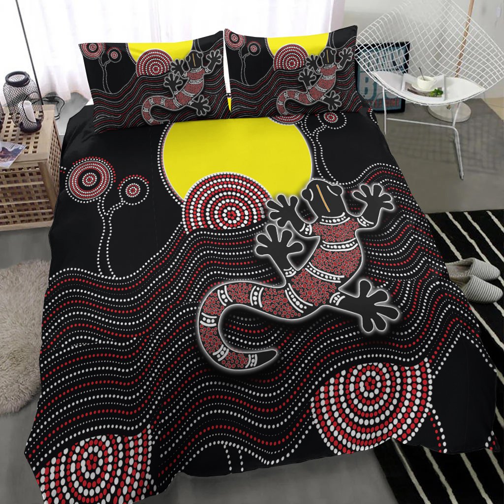aboriginal-bedding-set-gecko-with-aboriginal-sun