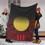 aboriginal-premium-blanket-indigenous-flag-grunge-style