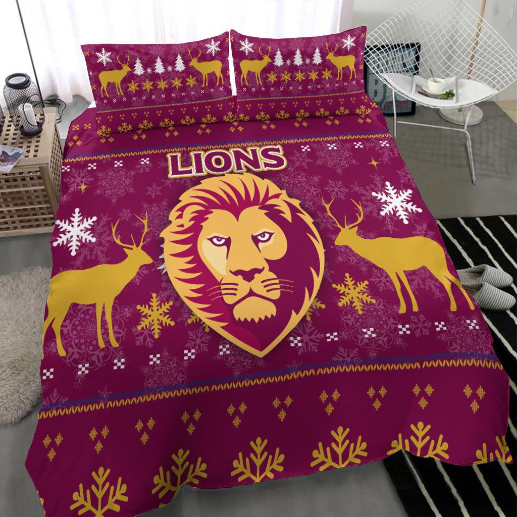 brisbane-lion-bedding-set-christmas-ugly-style
