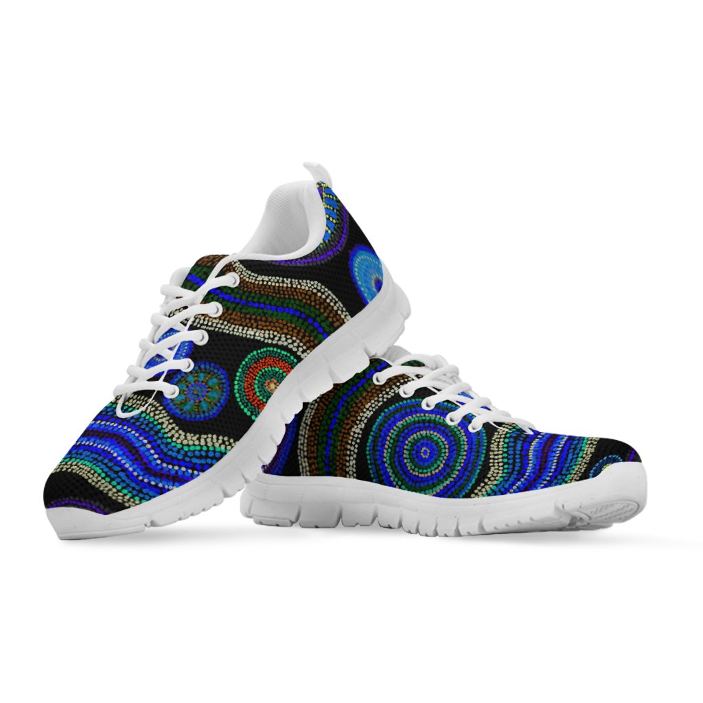 sneaker-aboriginal-dot-unique-style-blue