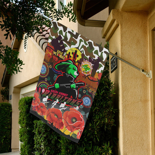 rabbitohs-rugby-anzac-poppy-flag-custom-camouflage-souths-anzac-lest-we-forget-spirit-flag