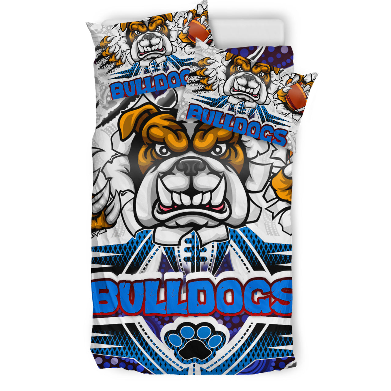 bulldogs-rugby-custom-aboriginal-bedding-set-indigenous-super-bulldogs