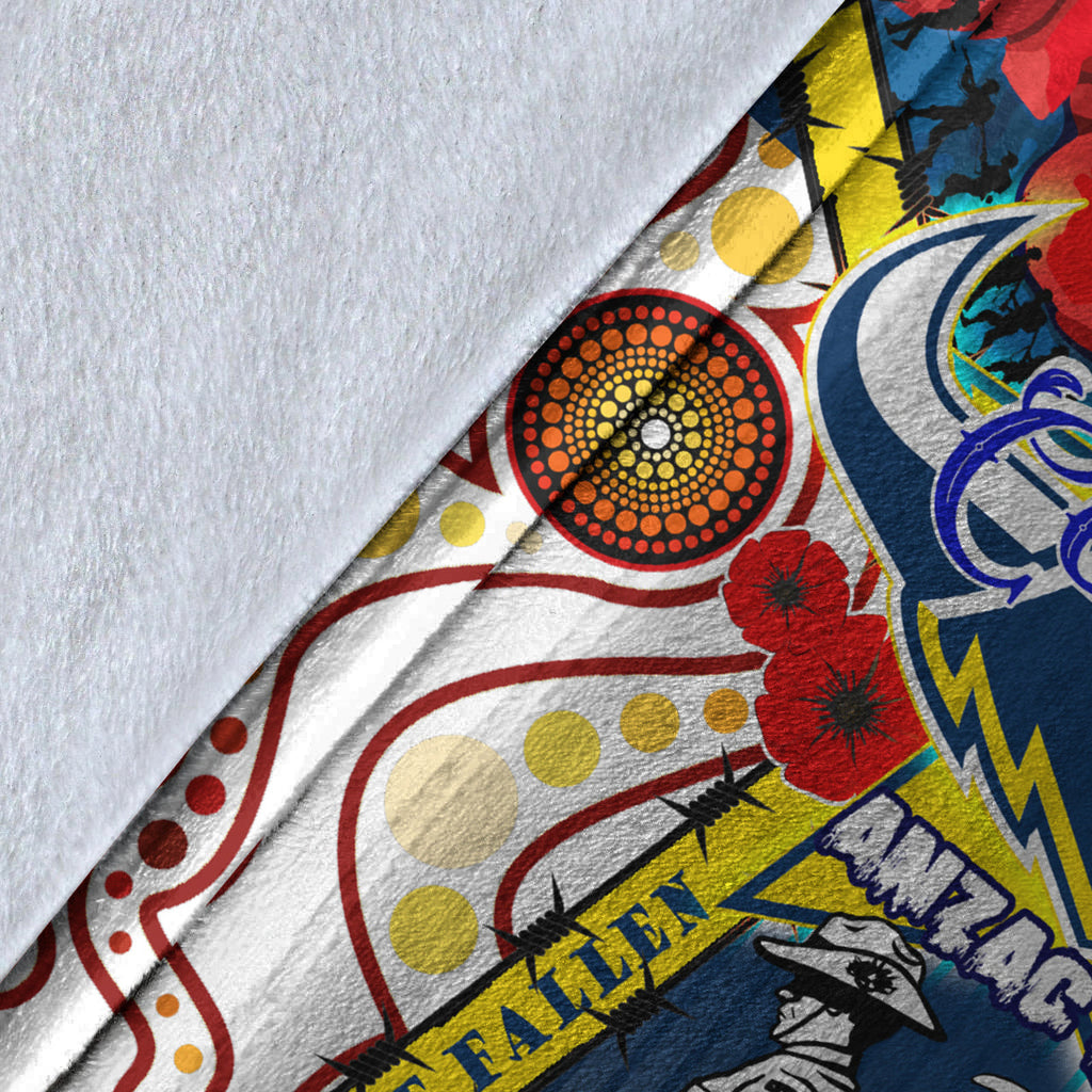copy-of-cowboys-rugby-anzac-day-watercolour-blanket-custom-remembrance-cowboys-with-poppy-flower