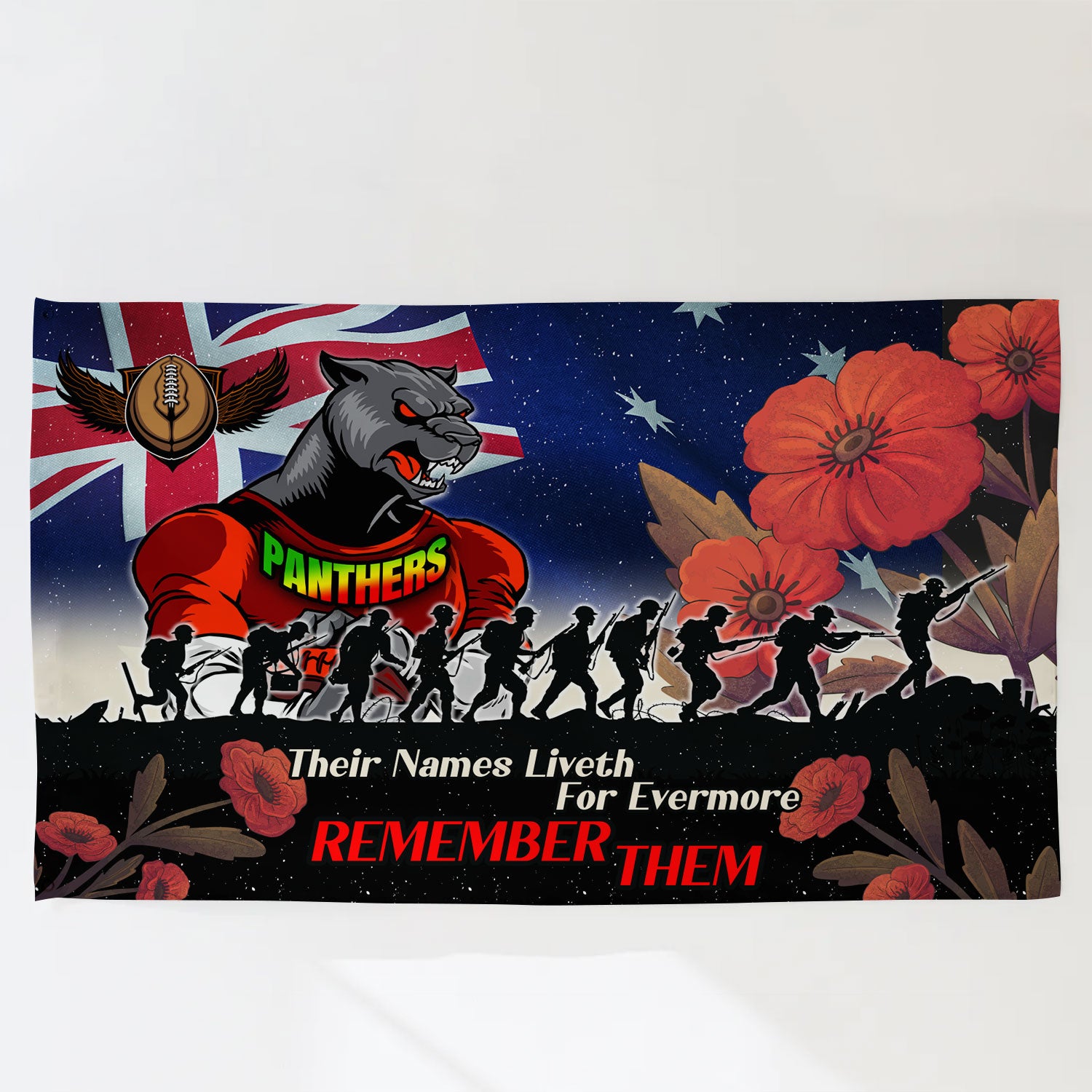 panthers-rugby-flag-remember-them-red-poppy-flowers-flag