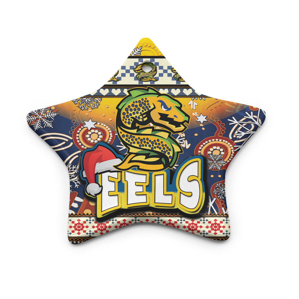 eels-rugby-christmas-ceramic-ornament-xmas-eels-christmas-balls-snowflake-with-aboriginal-patterns