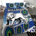 bulldogs-rugby-bedding-set-custom-indigenous-bulldogs-bedding-set