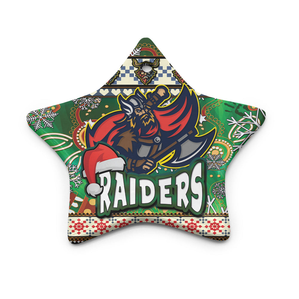 raider-rugby-christmas-ceramic-ornament-xmas-raider-christmas-balls-snowflake-with-aboriginal-patterns