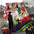 eels-rugby-australia-anzac-day-lest-we-forget-custom-bedding-set-remembrance-eels-with-anzac-poppy-watercolour-style