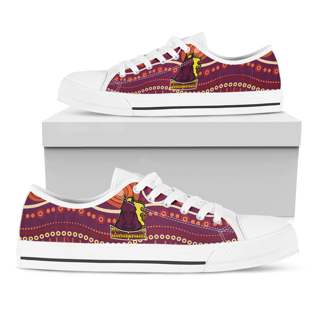 broncos-rugby-low-top-shoes-horse-aboriginal-patterns