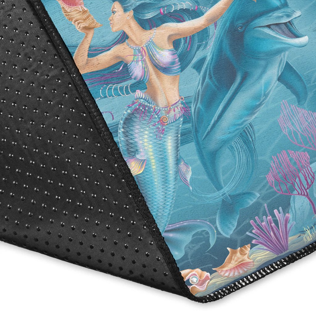 area-rug-australia-beautiful-mermaid-with-dolphin
