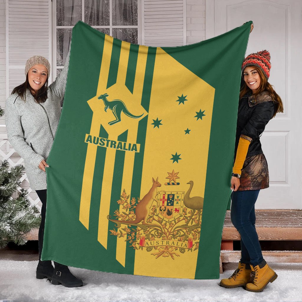 premium-blanket-australia-kangaroo-sign-national-color