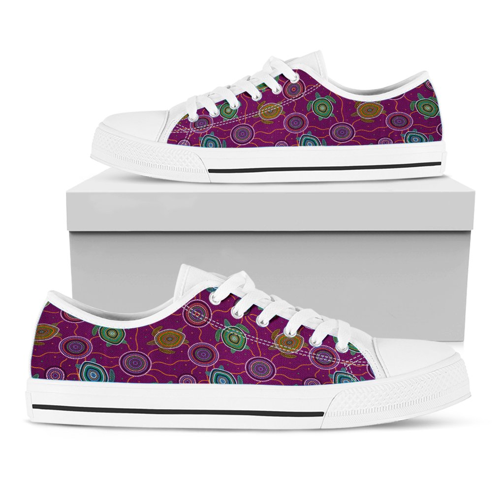 low-top-aboriginal-turtle-purple-australia-dot-patterns