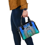 Shoulder Handbag - Turtle Background With Dhari Mask - Vibe Hoodie