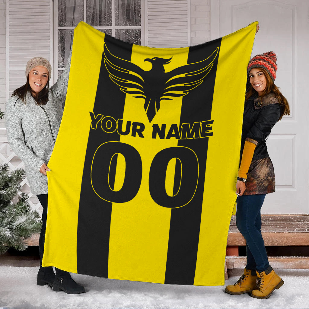 custom-personalised-wellington-phoenix-pride-blanket