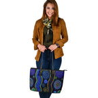 luggage-tote-aboriginal-dot-unique-style-blue