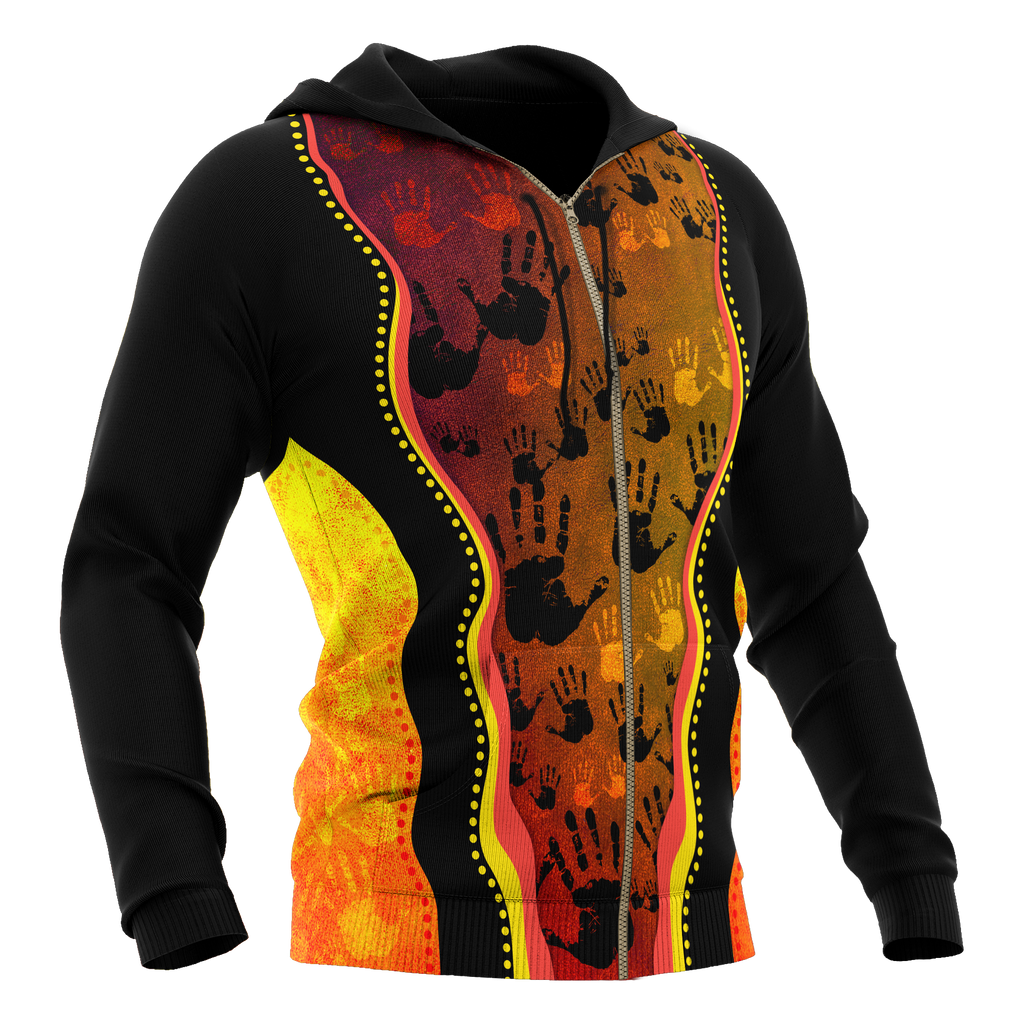 aboriginal-zip-up-hoodie-aboriginal-rock-painting-hand-art-golden-style