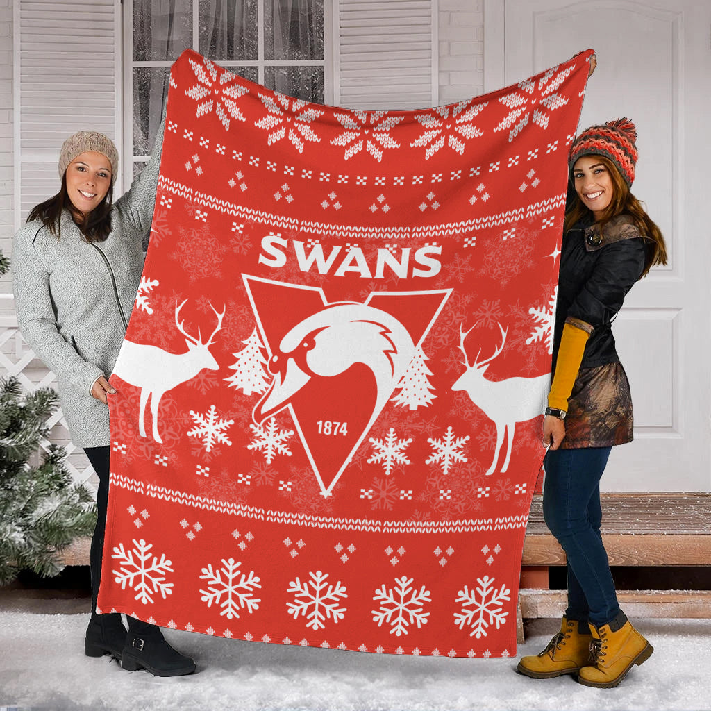 sydney-swans-blanket-christmas-ugly-style