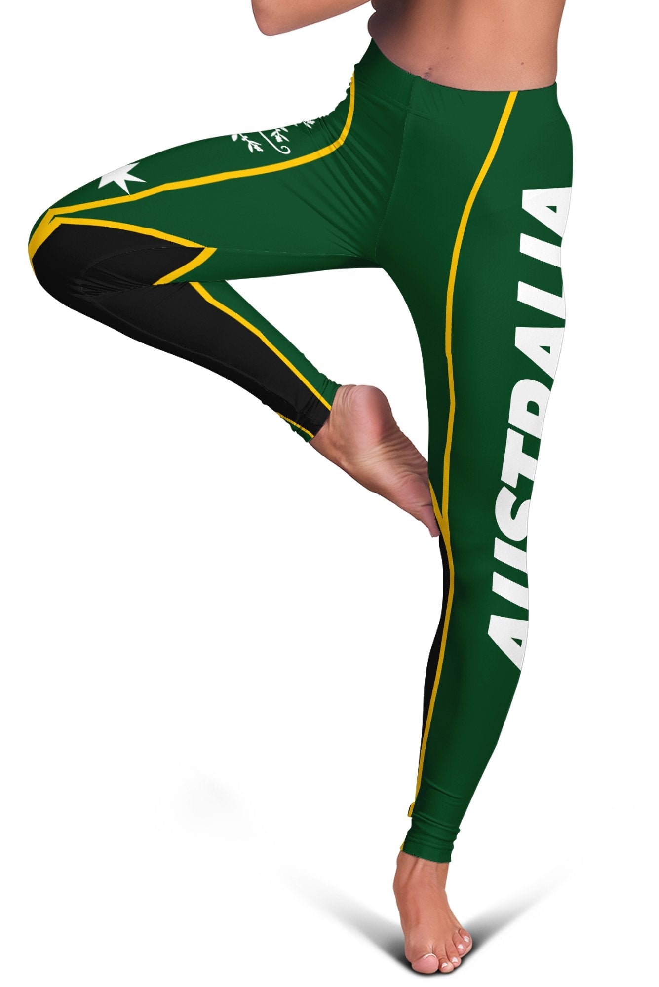 leggings-australian-coat-of-arms-green-tight-pants-women