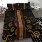 bedding-set-aboriginal-dot-panting-art-stripe-lines