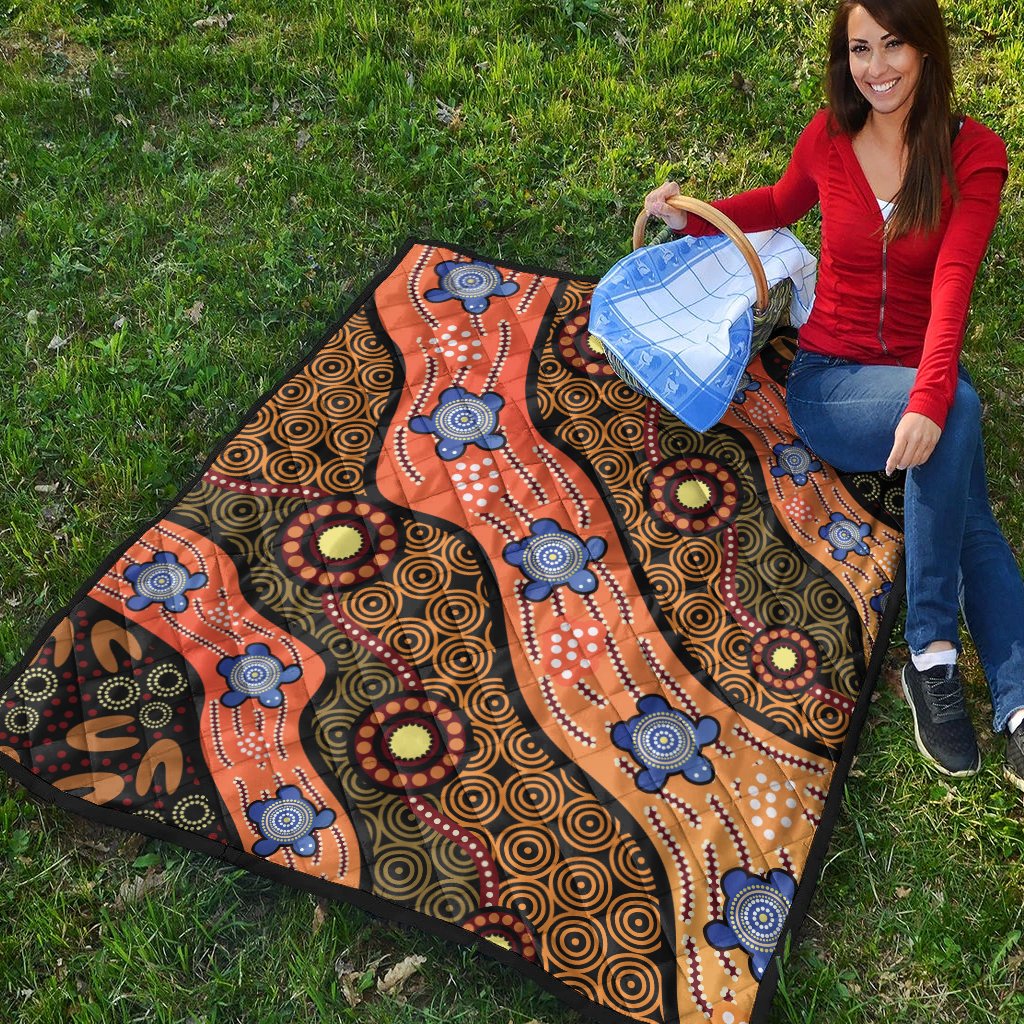 quilts-aboriginal-dot-unique-style-turtle