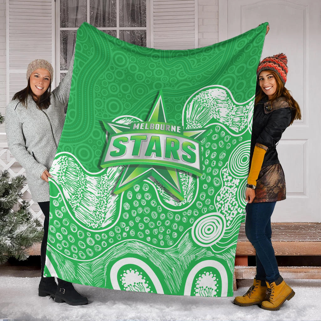 melbourne-stars-blanket-aboriginal-style-of-dot