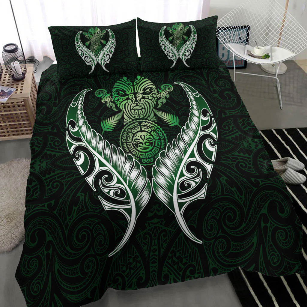 new-zealand-silver-fern-bedding-set-green