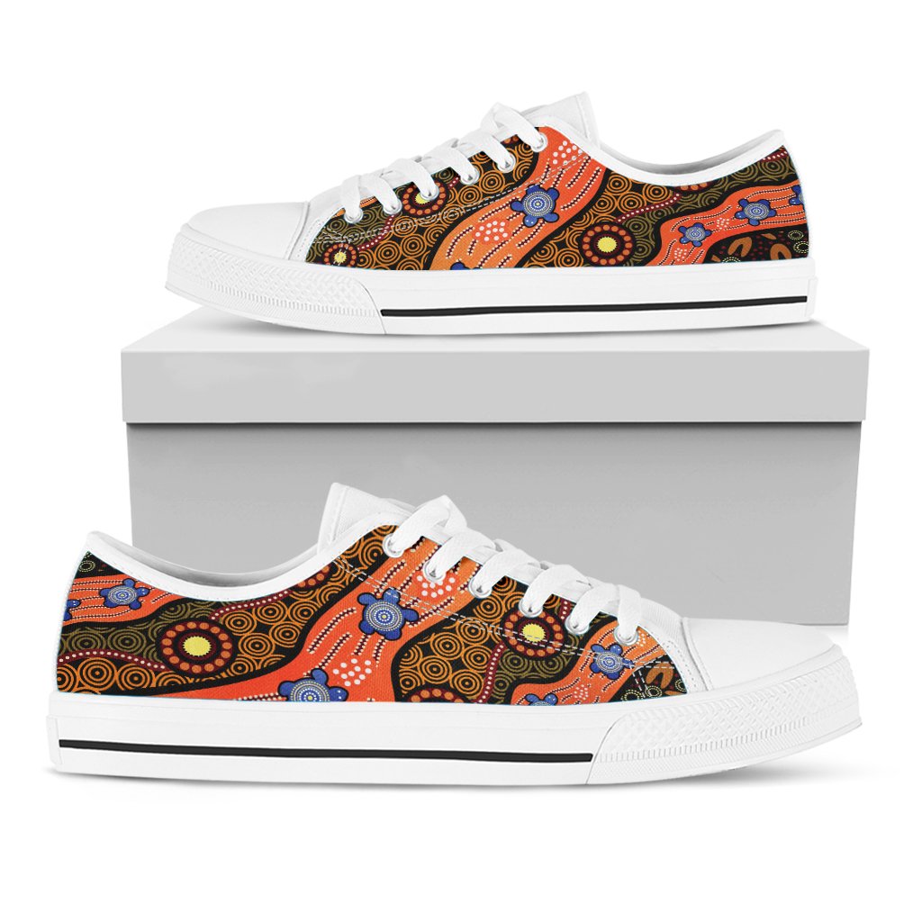 high-top-aboriginal-dot-unique-style-turtle