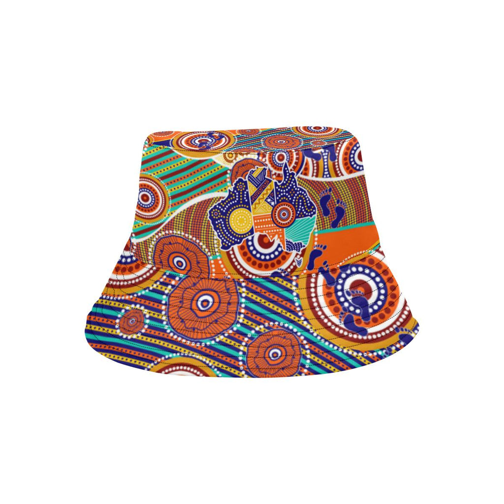 aboriginal-bucket-hat-australian-map-dot-painting