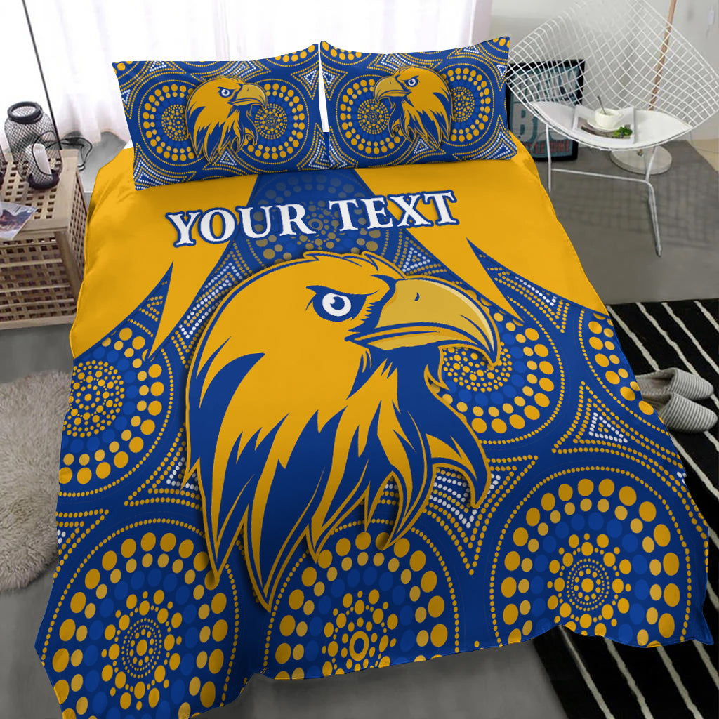 custom-personalised-eagles-indigenous-bedding-set-west-coast-2021-version-gold