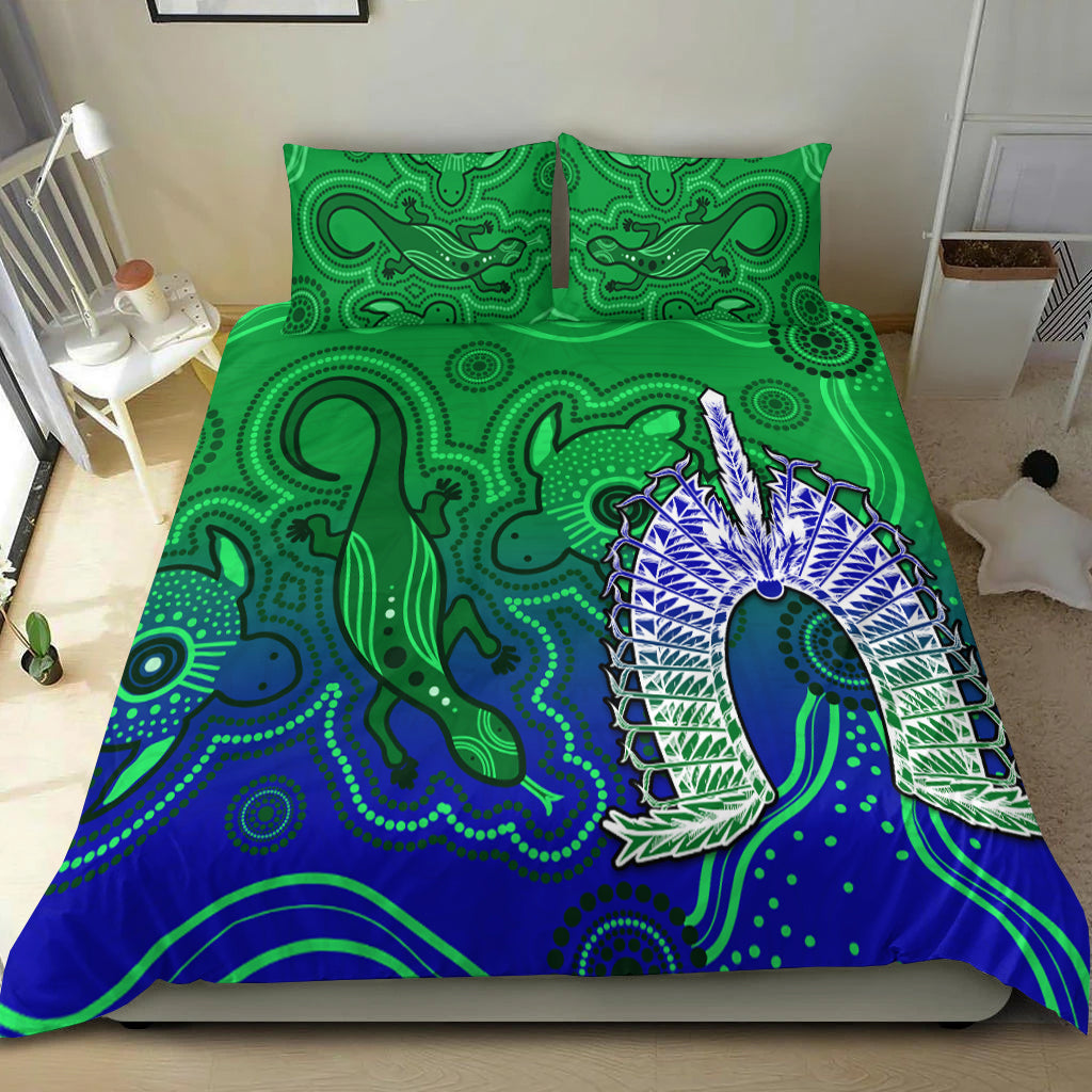 torres-strait-islands-bedding-set-aboriginal-art-lizard-symbol-peace