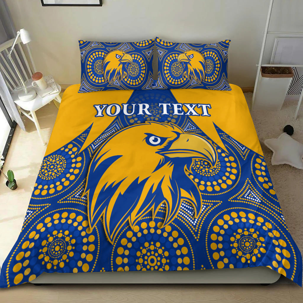 custom-personalised-eagles-indigenous-bedding-set-west-coast-2021-version-gold